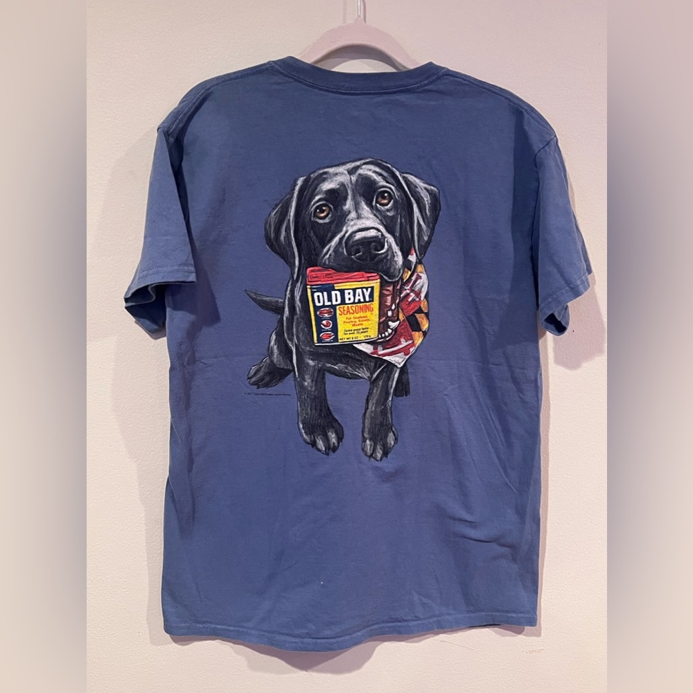 Men’s graphic dog T-shirt old bay